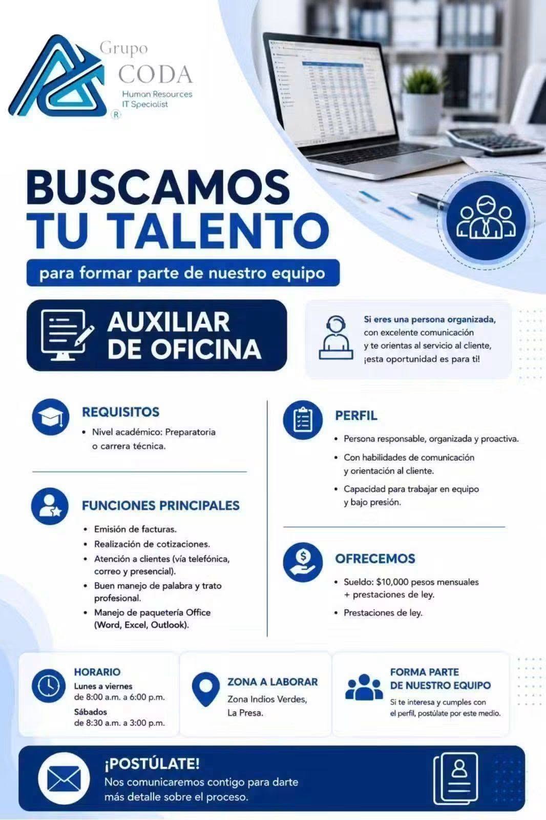 Auxiliar de Oficina