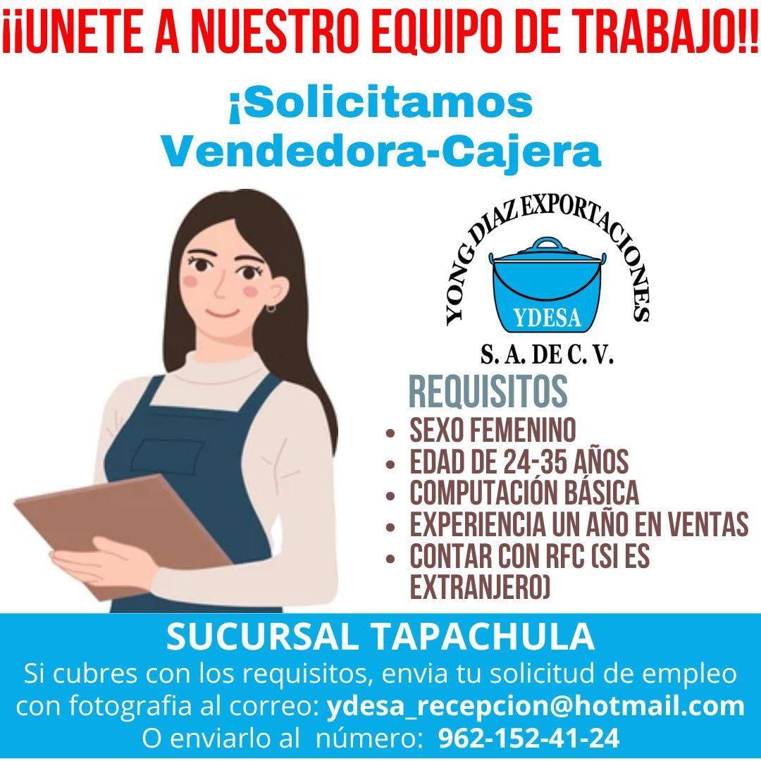 Vendedora-Cajera