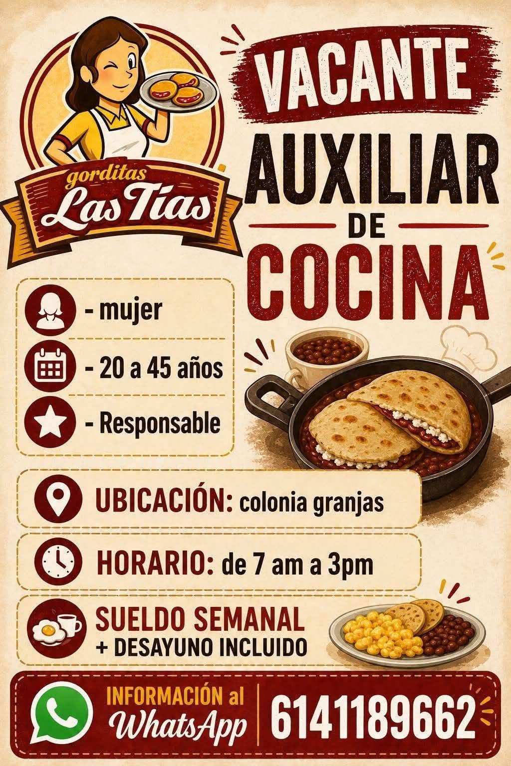 Auxiliar de Cocina