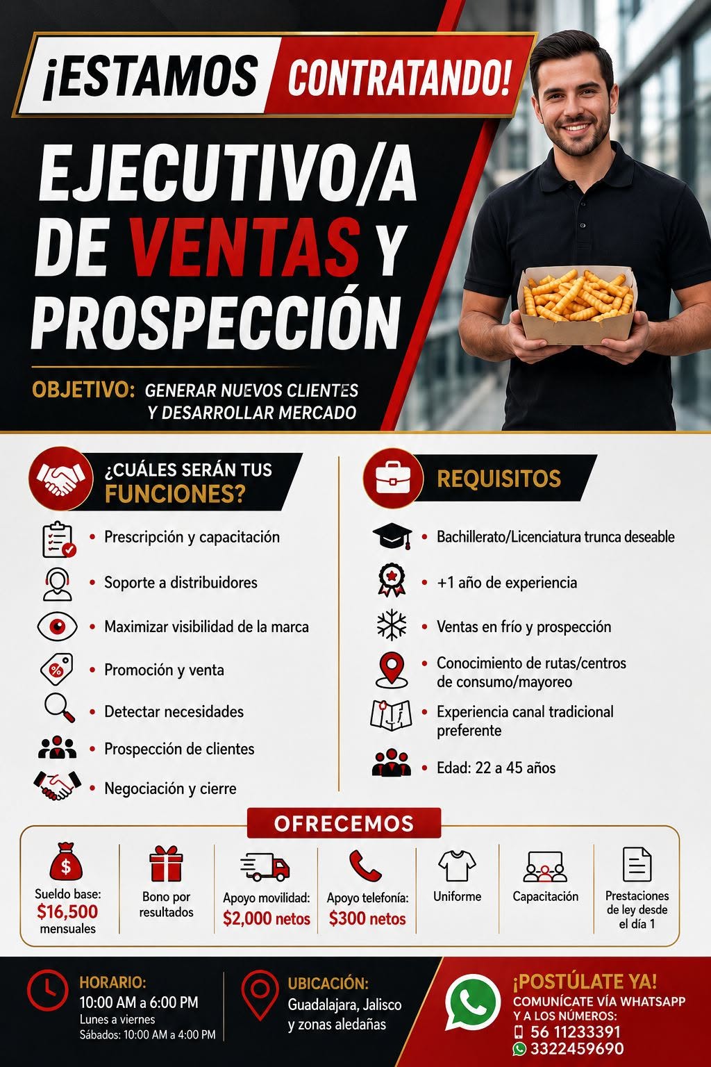 Ejecutivo/a de Ventas y Prospección