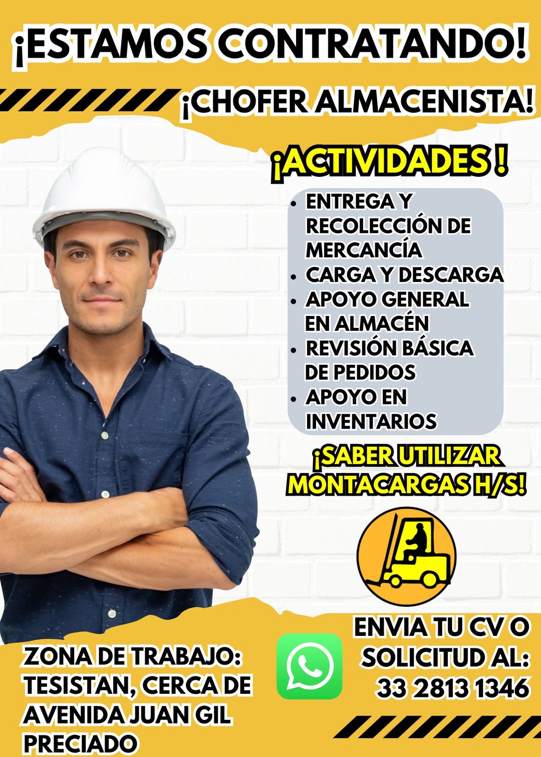 Chofer Almacenista