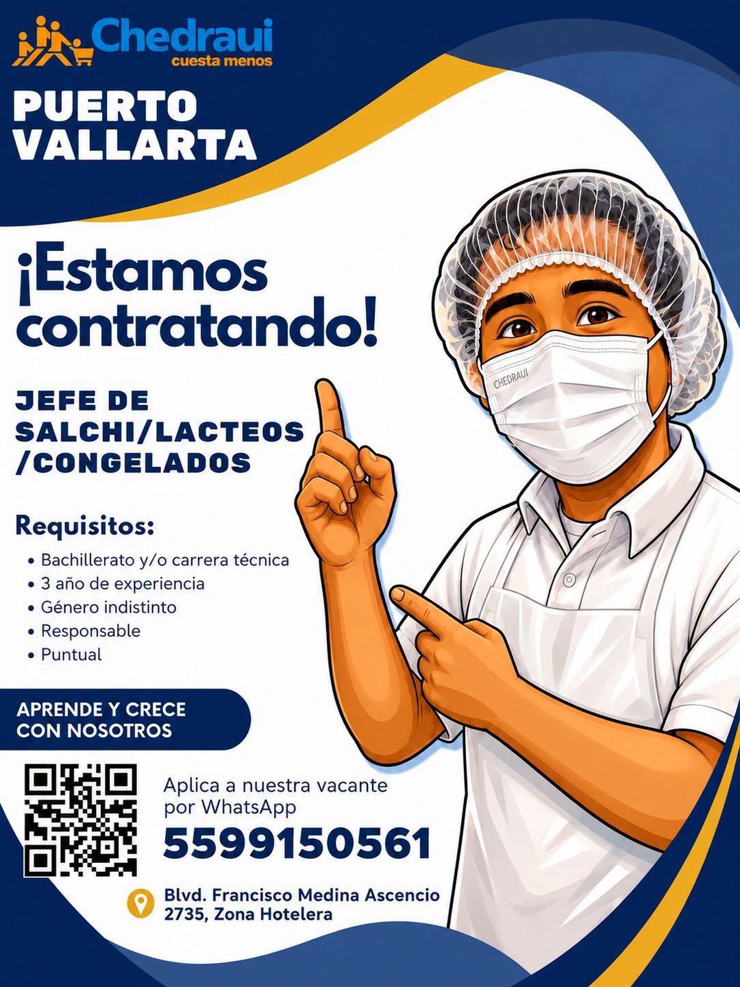 Jefe de Salchichonería/Lácteos/Congelados