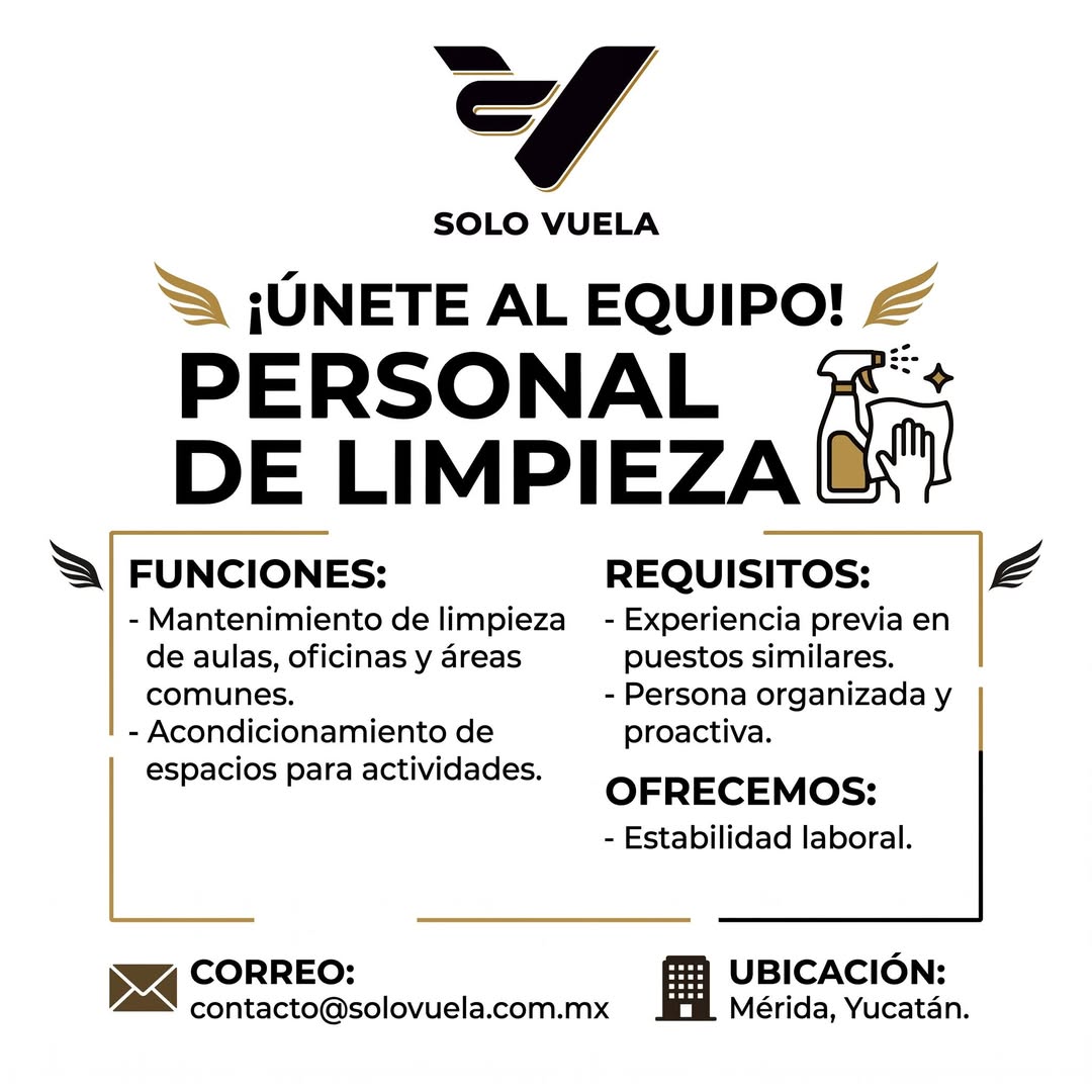 Personal de Limpieza y Mantenimiento General