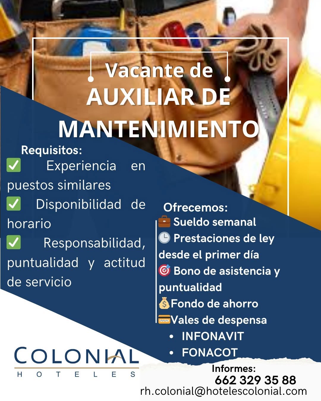 Auxiliar de Mantenimiento