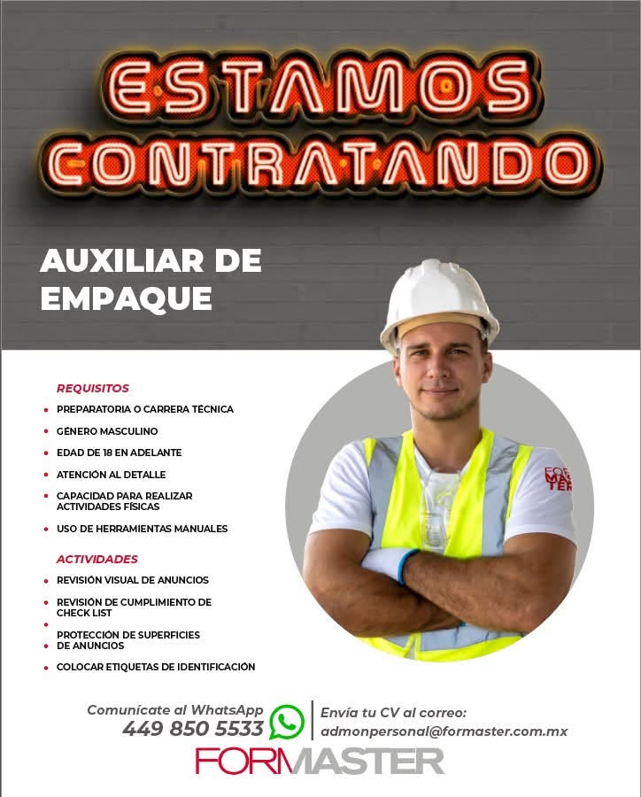 Auxiliar de Empaque
