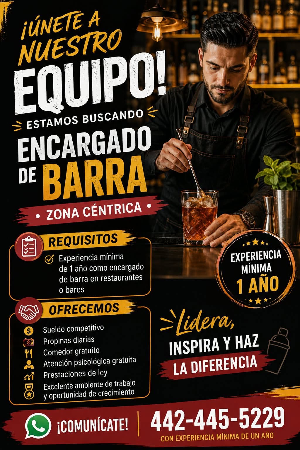Encargado de Barra