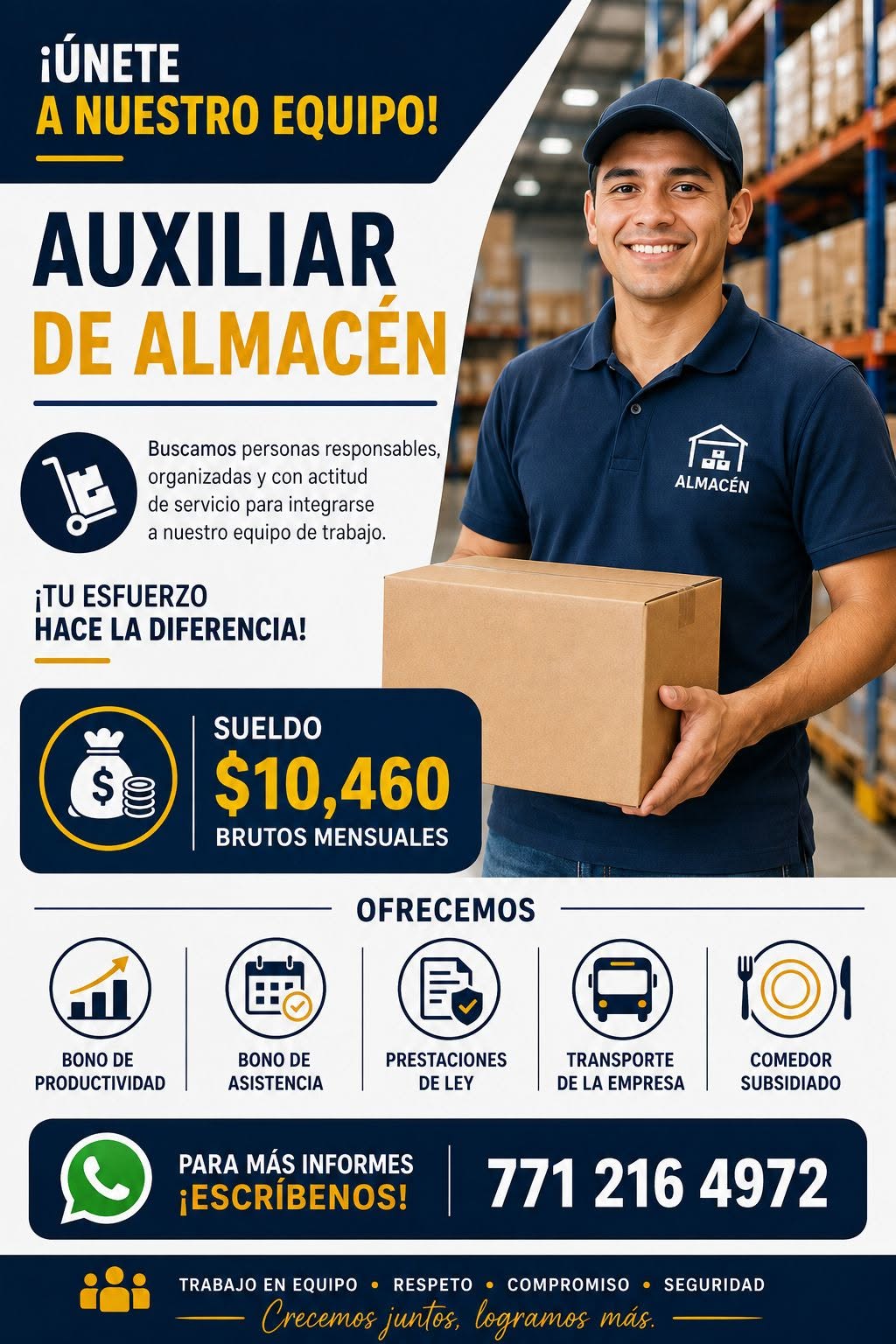 Auxiliar de Almacén