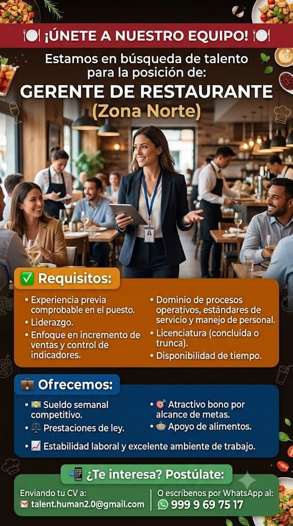 Gerente de Restaurante