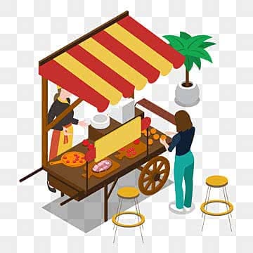 Atención en Puesto de Comida