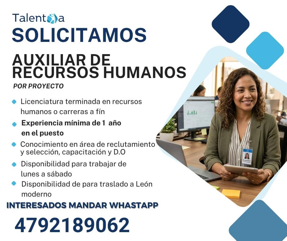 Auxiliar de Recursos Humanos