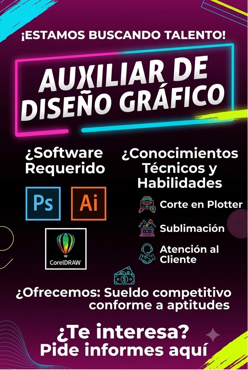 Auxiliar de Diseño Gráfico