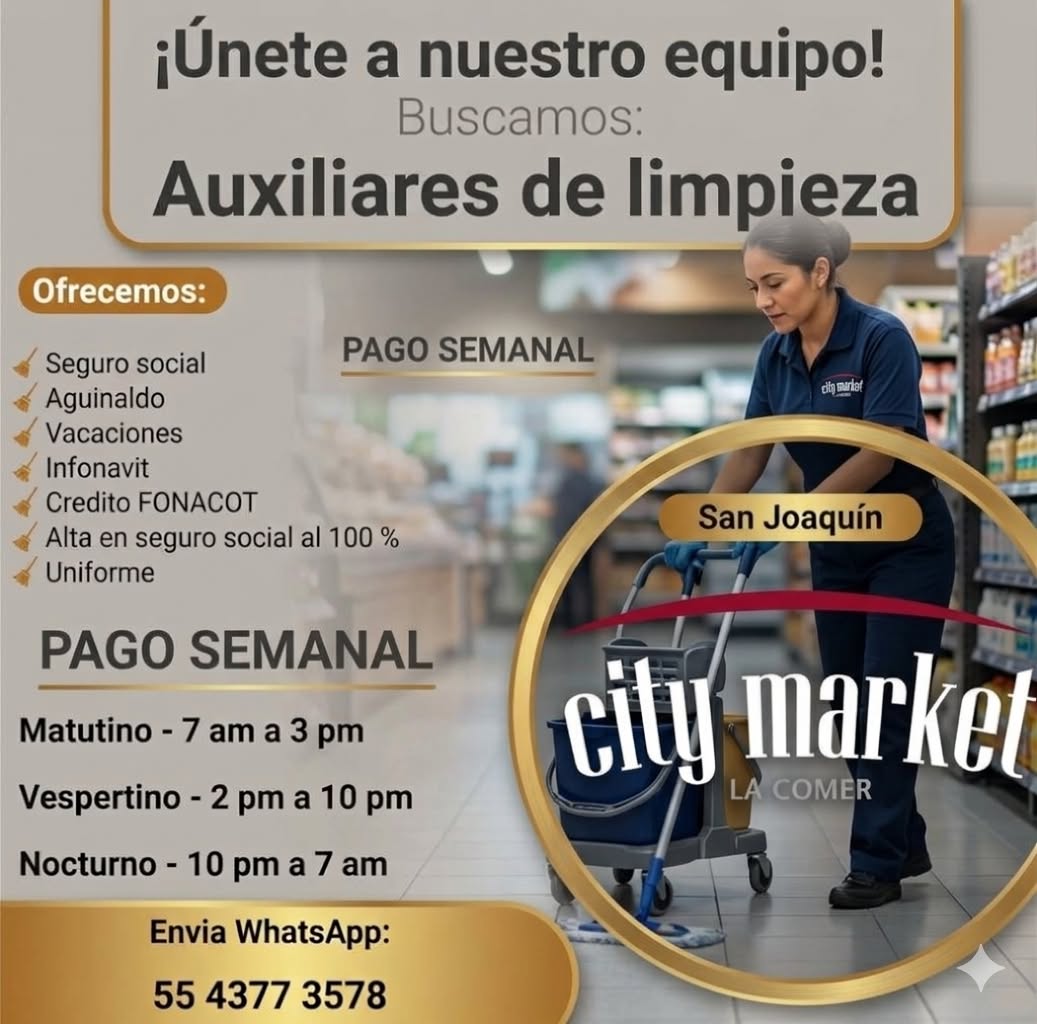Auxiliar de Limpieza