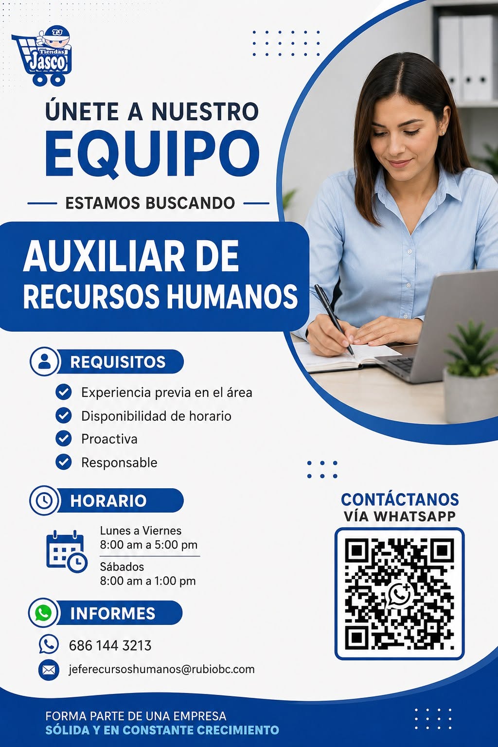 Auxiliar de Recursos Humanos
