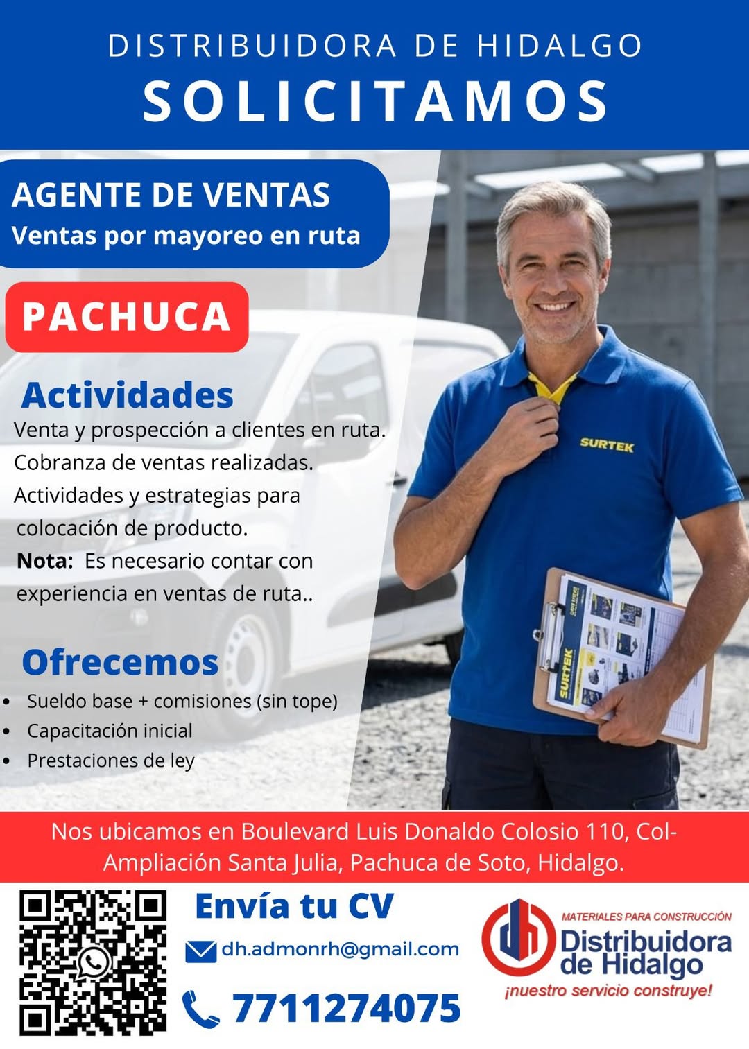 Agente de Ventas en Ruta