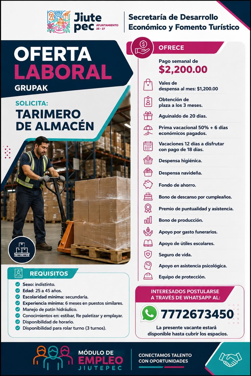 Tarimero de Almacén