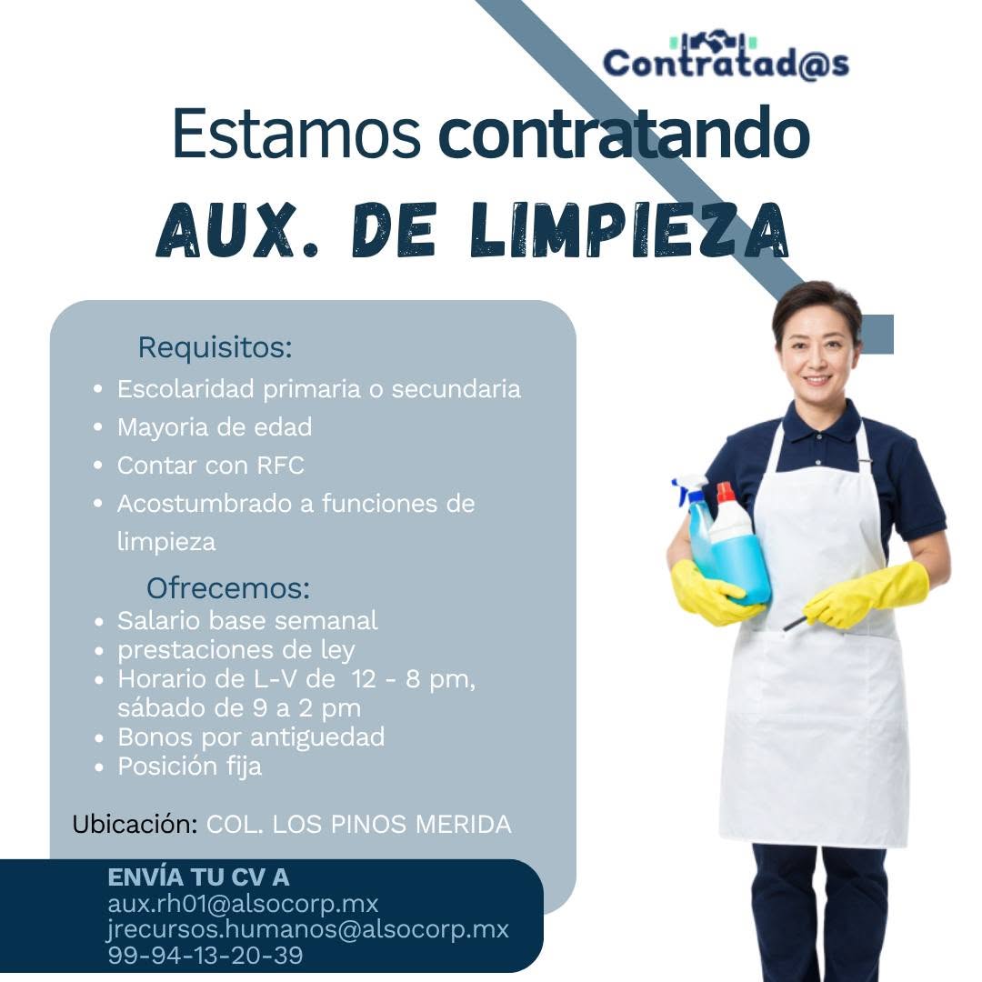 Auxiliar de Limpieza