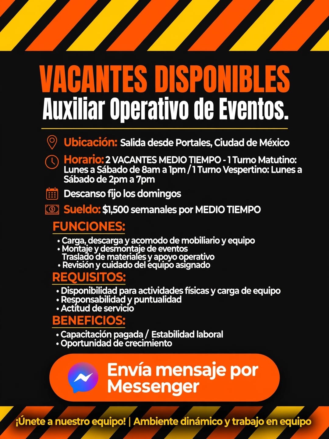 Auxiliar Operativo de Eventos