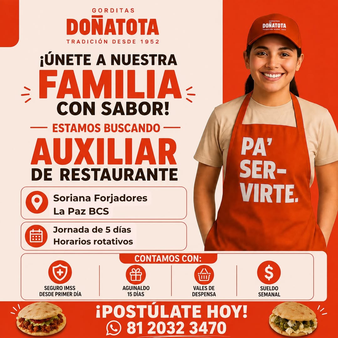 Auxiliar de Restaurante
