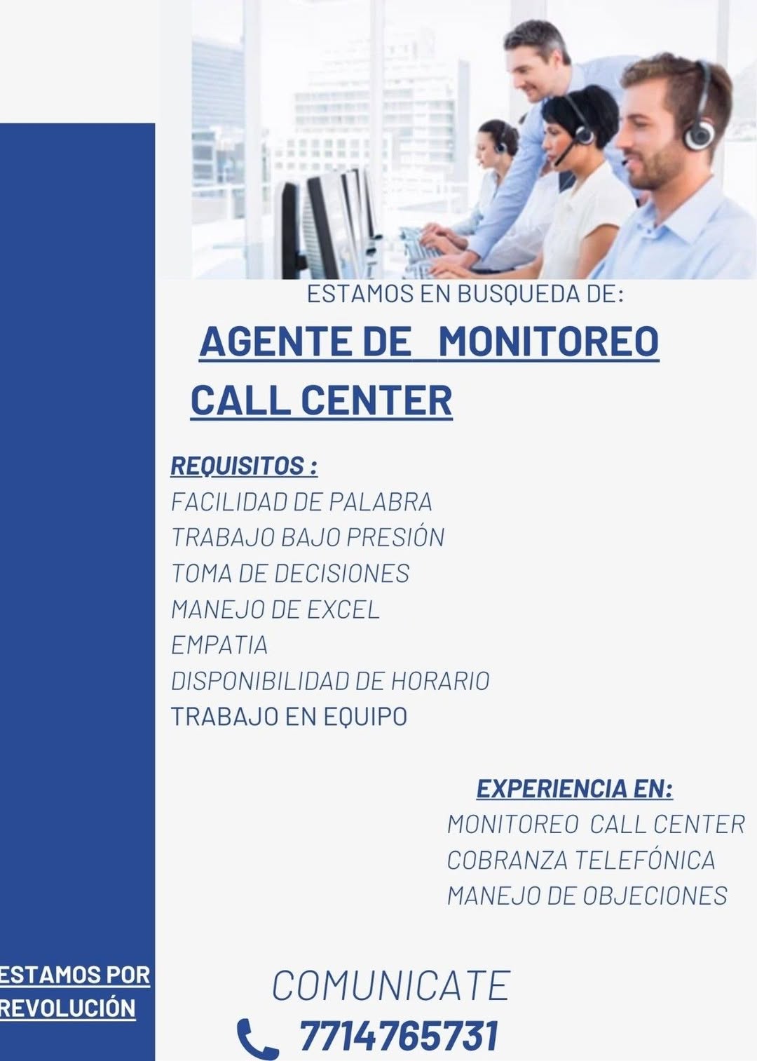 Agente de Monitoreo Call Center