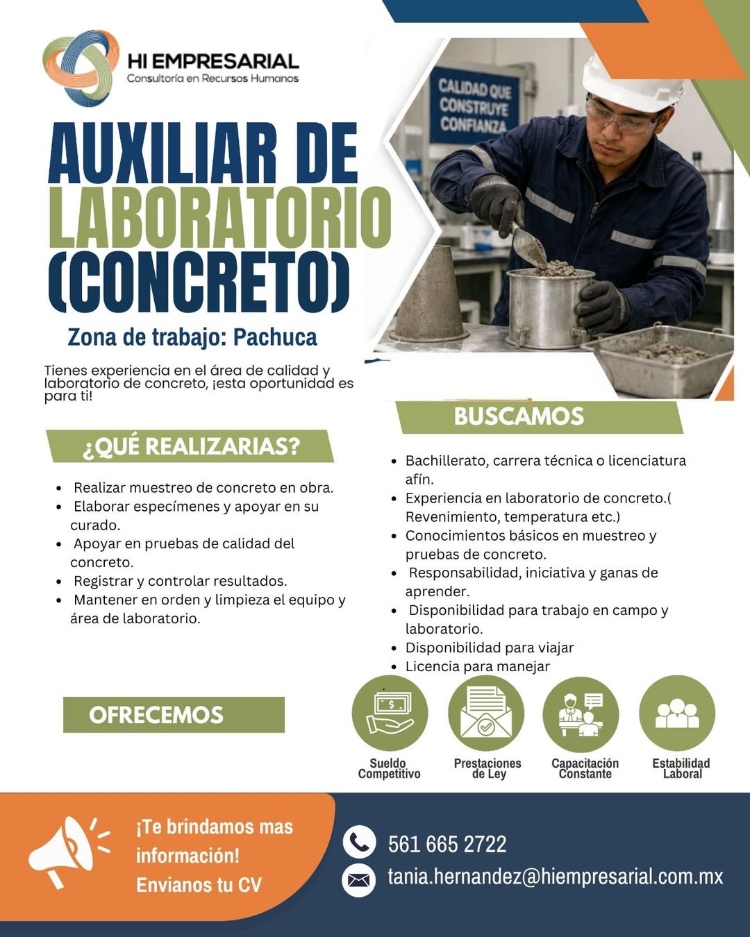 Auxiliar laboratorista