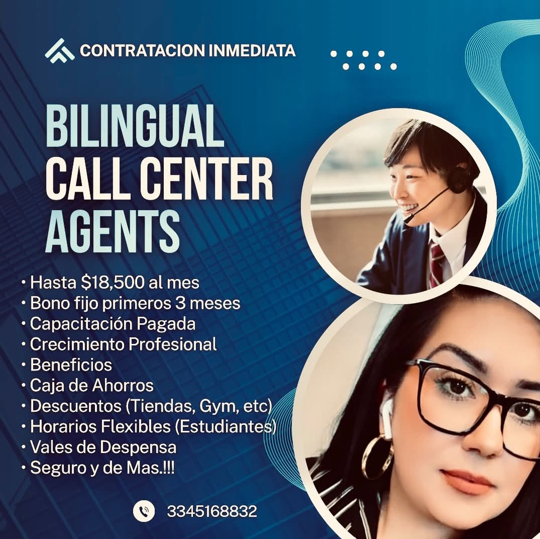 Agente de Call Center Bilingüe