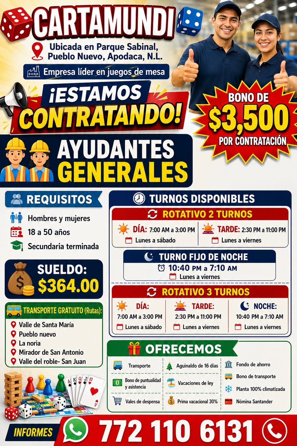 Vacante disponible