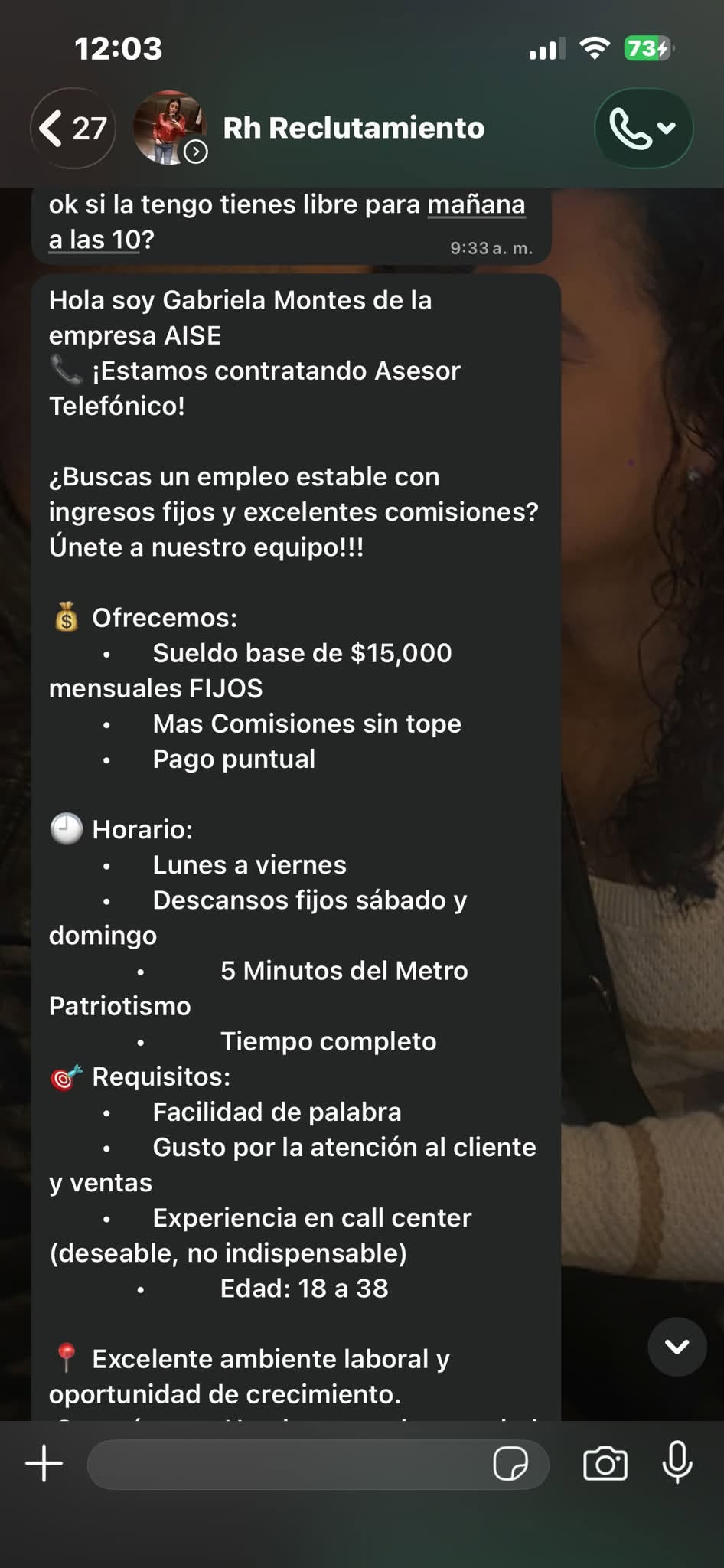 Asesor Telefónico