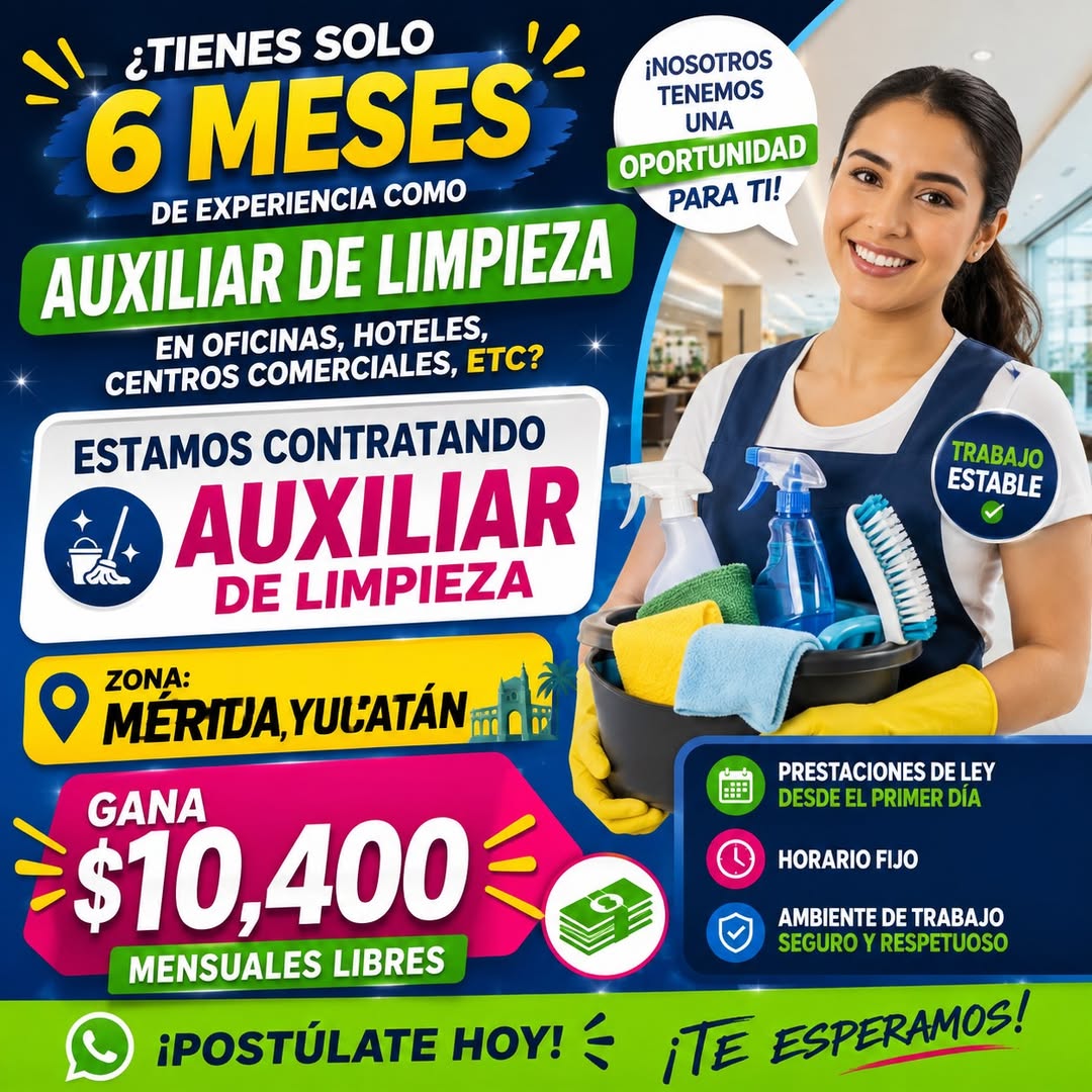 Auxiliar de Limpieza