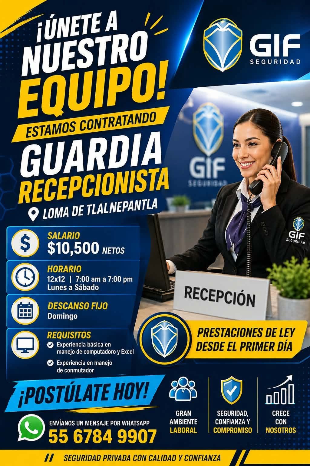 Guardia Recepcionista