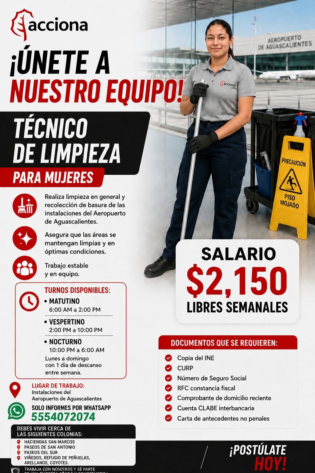 Técnico de Limpieza
