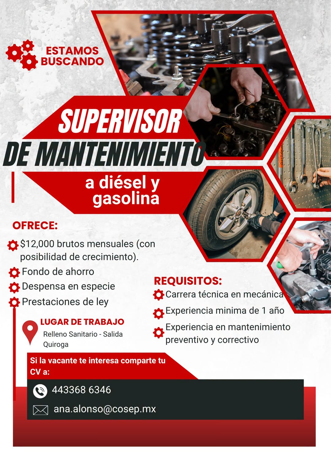 Supervisor de Mantenimiento