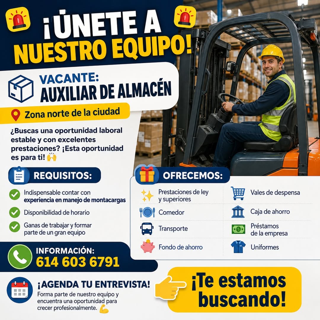 Auxiliar de Almacén