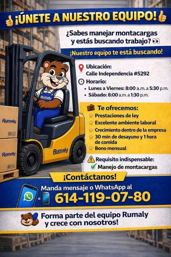 Operador de Montacargas