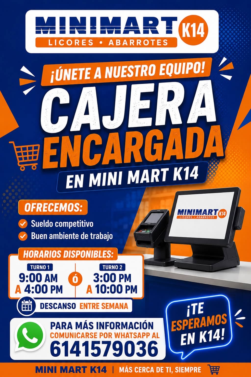 Cajera Encargada