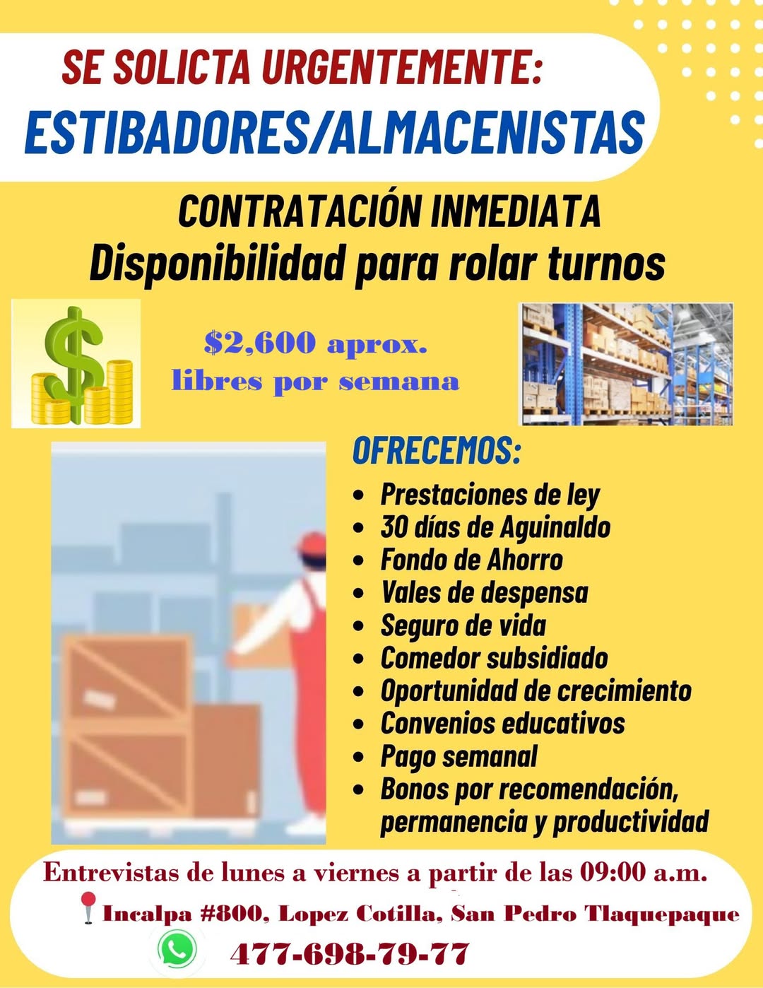 Estibador/Almacenista