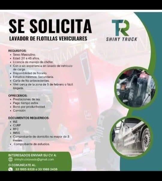 Lavador de Flotillas Vehiculares