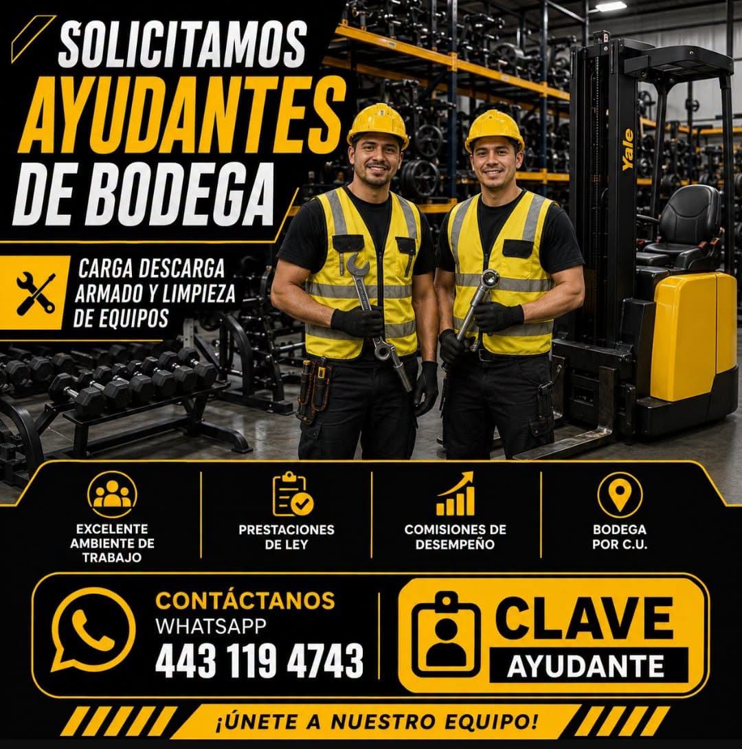 Ayudante de Bodega