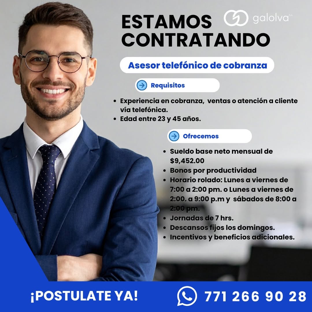 Asesor telefónico de cobranza