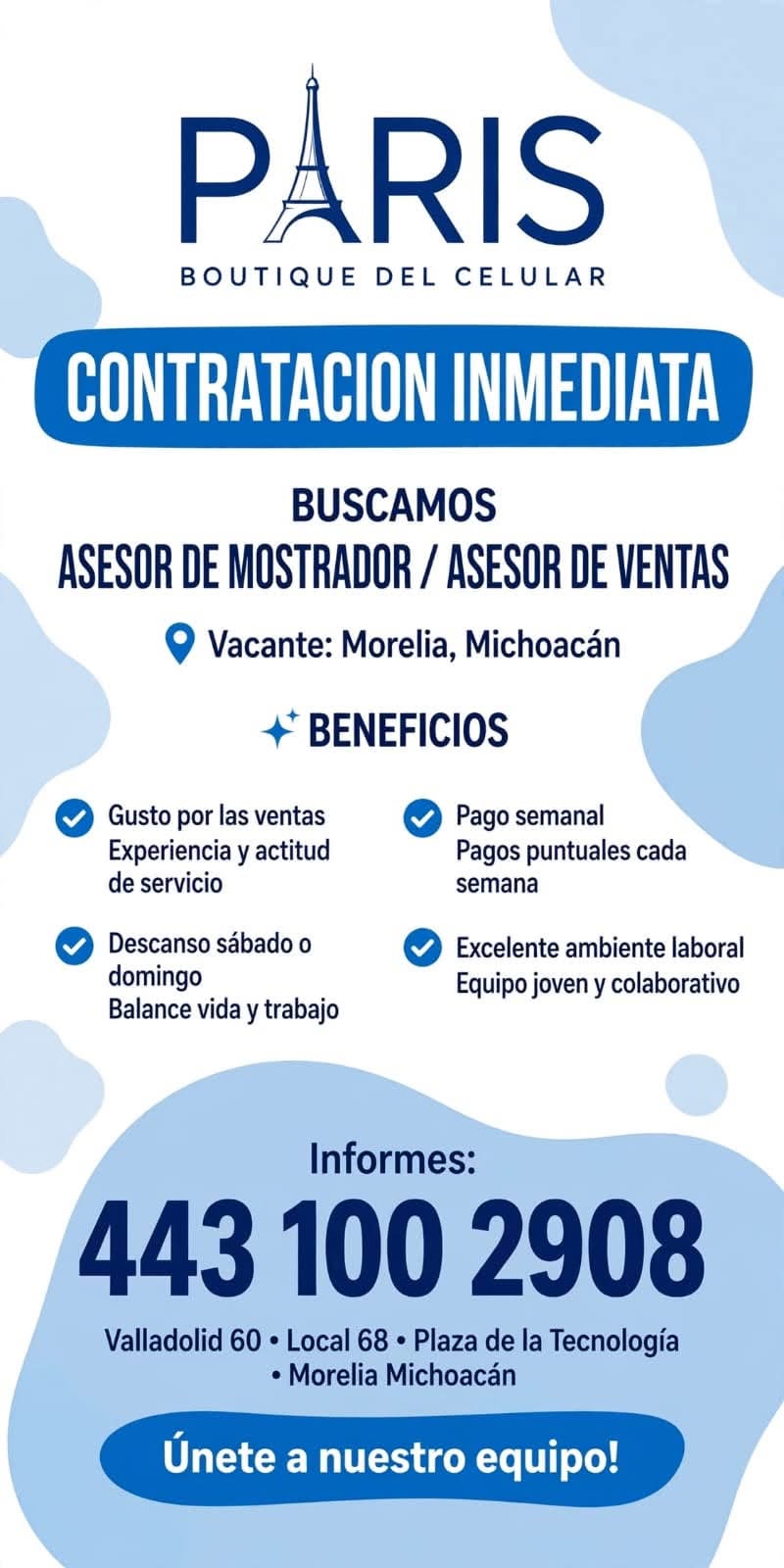 Asesor de Mostrador