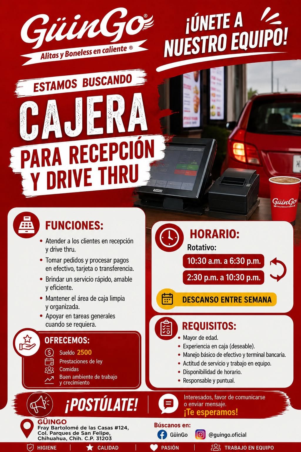 Vacante disponible
