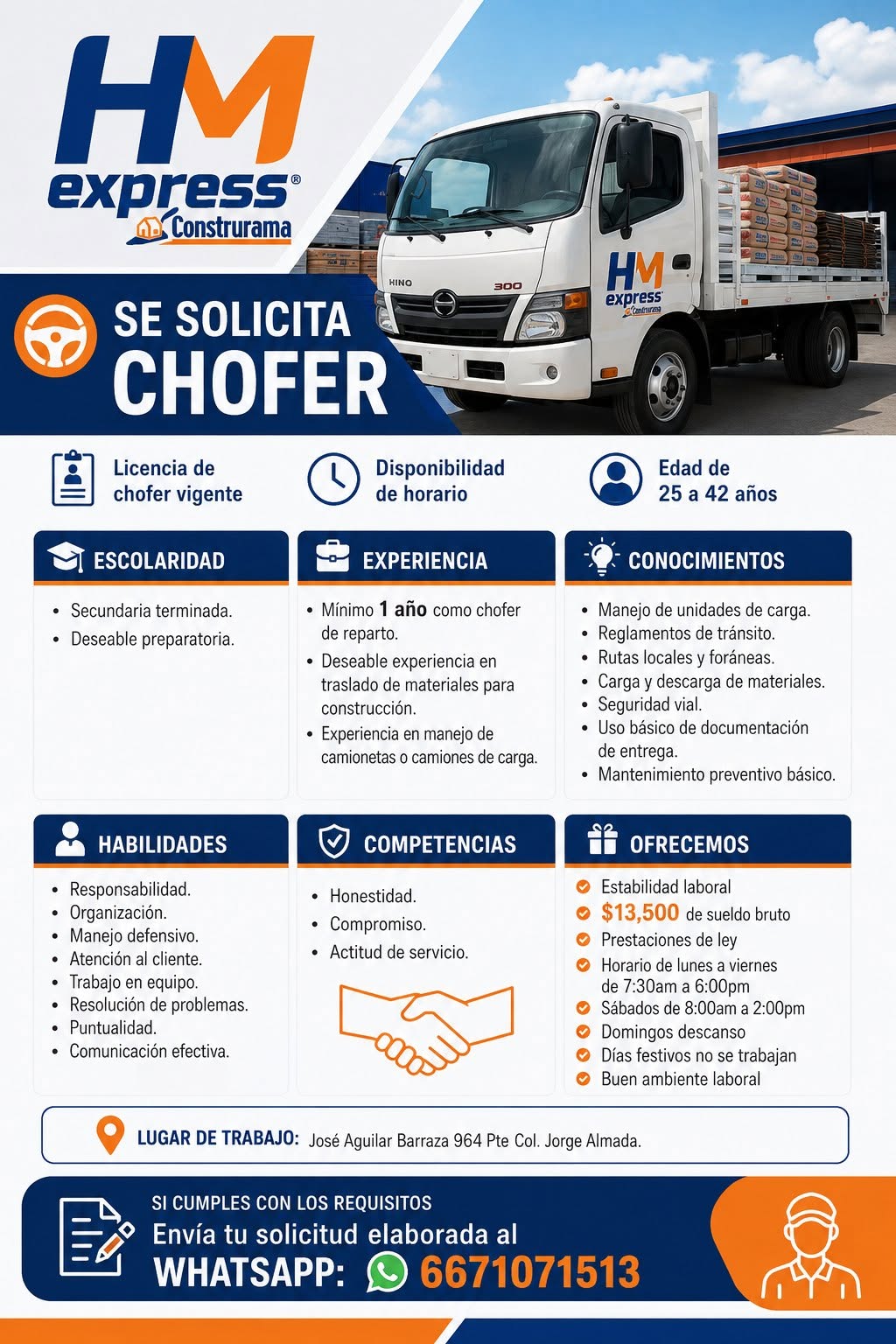 Chofer Cargador