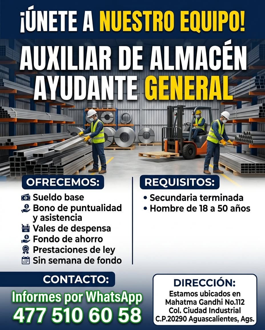 Auxiliar de Almacén
