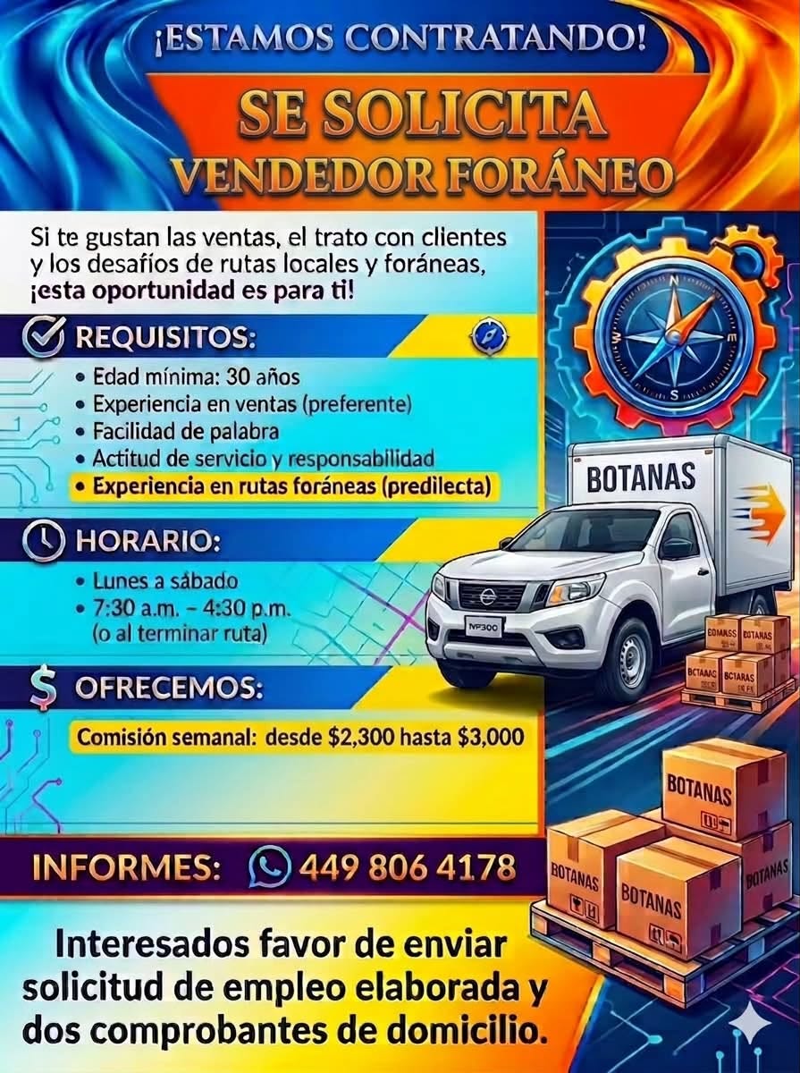 Vendedor Foráneo