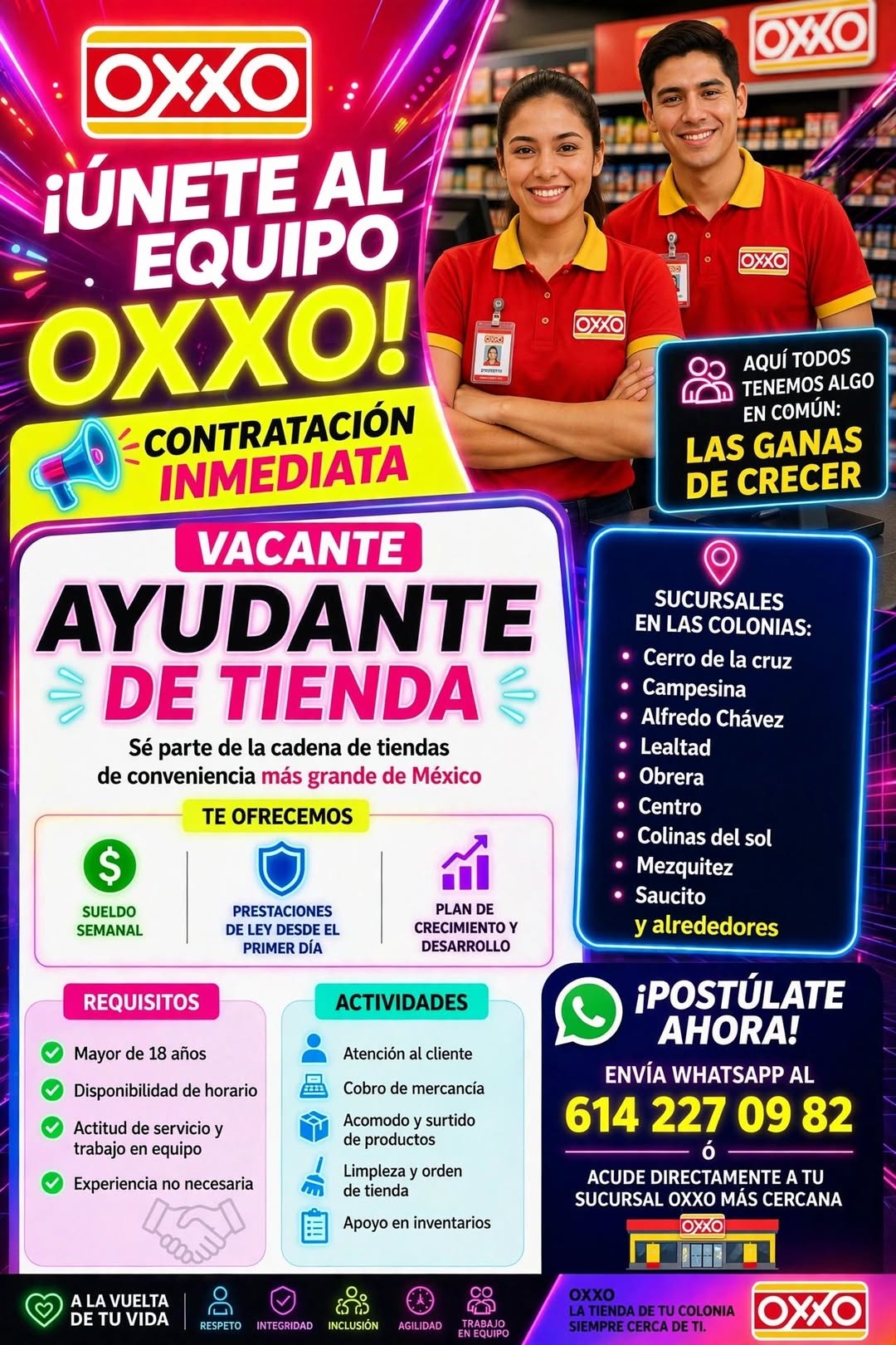 Vacante disponible