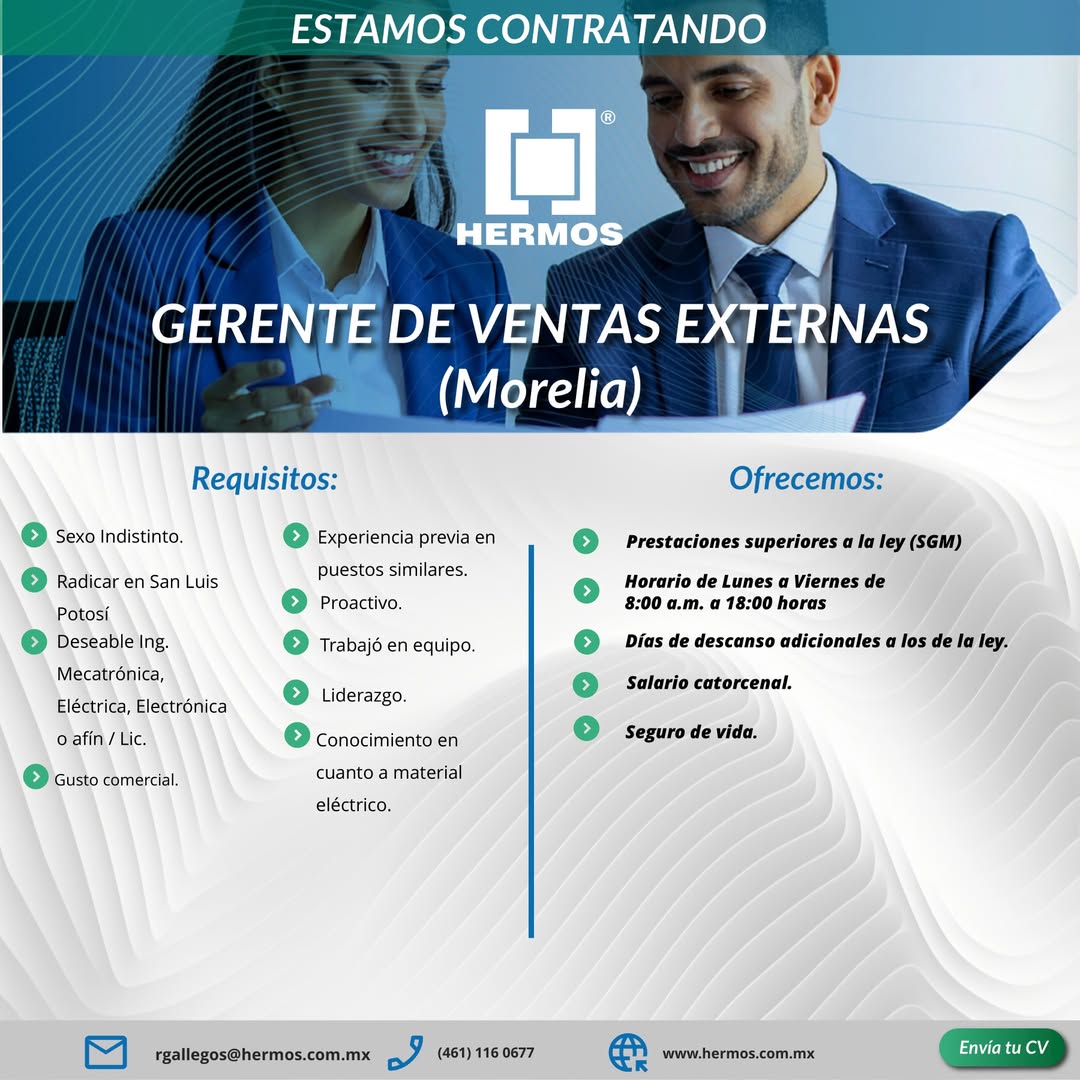 Gerente de Ventas Externas