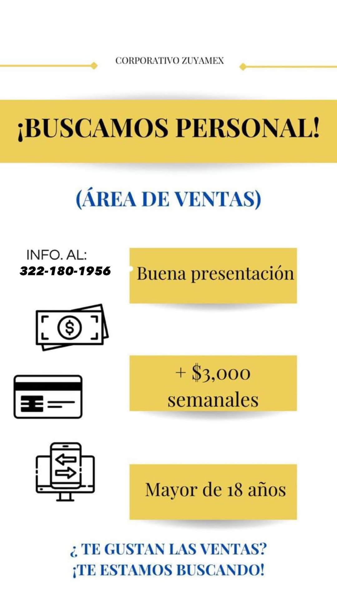 Personal de Ventas