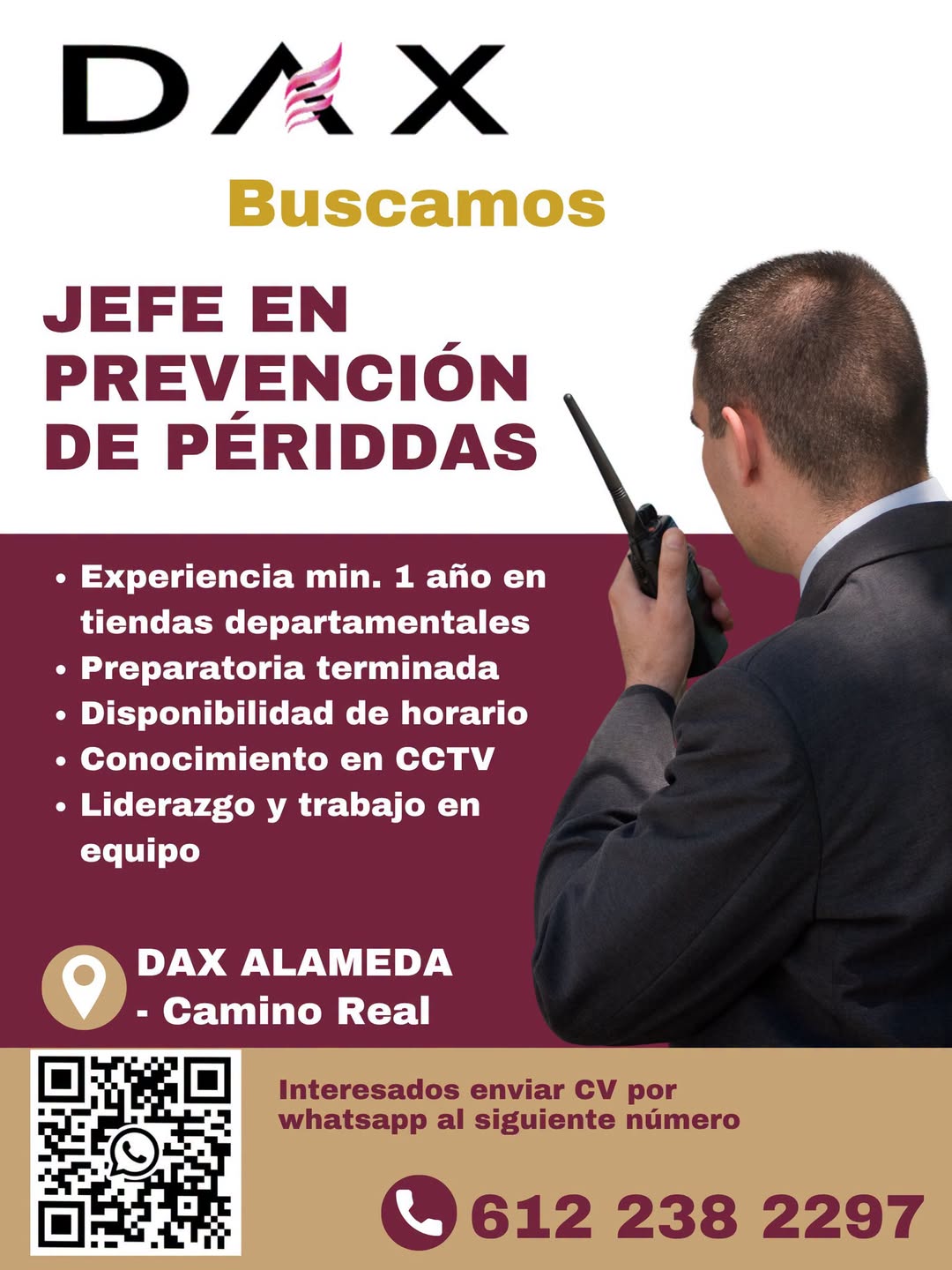 Jefe en Prevención de Pérdidas