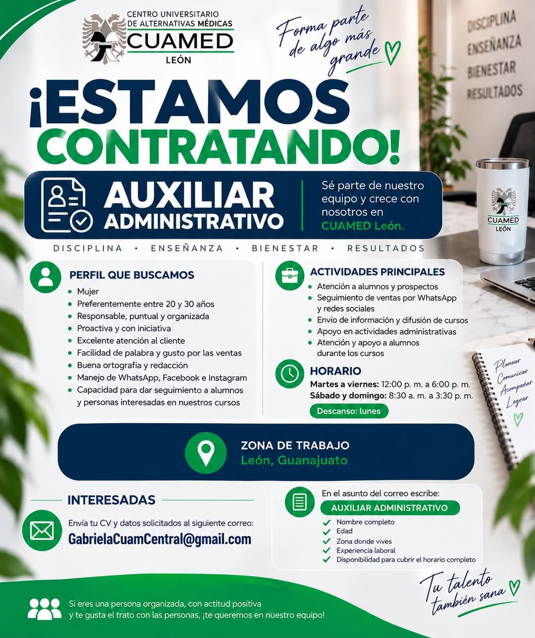 Auxiliar Administrativa