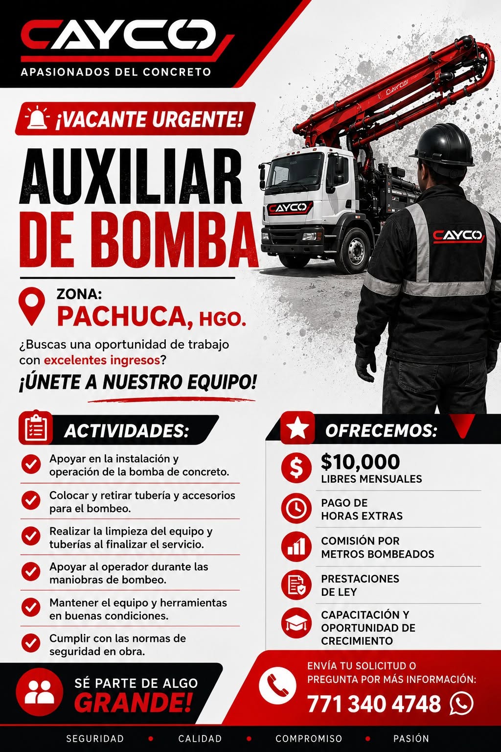 Auxiliar de Bomba