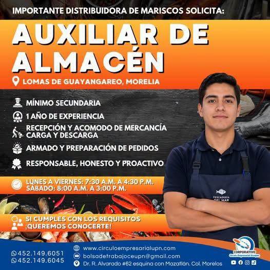 Auxiliar de Almacén